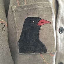 The Chough Toile. Un proyecto de Artesanía, Pintura y Bordado de hilaryjanejoyce - 29.06.2025