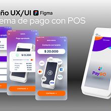 Diseño UX/UI sistema de pago POS Pay Go. Design, Design digital, Design de produto digital, Web Design, e UX / UI projeto de Jorge Veloso Contreras - 30.06.2025