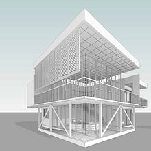 Casa Dom. Un proyecto de 3D, Arquitectura, Arquitectura digital, Arquitectura interior, Modelado 3D y Visualización arquitectónica de Alexander Martínez Olmos - 30.06.2025