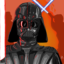 Darth Vader . Ilustração digital projeto de Fernando Fossá Kuovacki - 30.06.2025