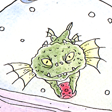 Raising a little monster  Ein Projekt aus dem Bereich Artistische Zeichnung, Design von Figuren, Kinderillustration, Zeichnung, Traditionelle Illustration, Erzählung, Malerei, Skizzenentwurf, Stor, telling und Aquarellmalerei von Juan Manuel Sánchez Franco - 30.06.2025