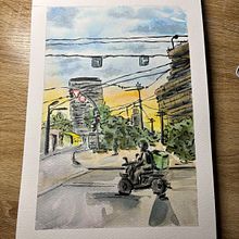 Urban Landscapes Ein Projekt aus dem Bereich Zeichnung, Aquarellmalerei, Kunstleitung und Illustration mit Tinte von Kate - 30.06.2025