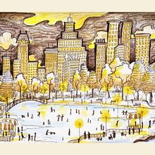 cozy winter night Ein Projekt aus dem Bereich Traditionelle Illustration von niki d - 01.07.2025
