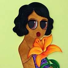 Lone Blossom I Ein Projekt aus dem Bereich H, werk, Bildende Künste, Malerei und Kartonmodellbau von Ayobola Kekere-Ekun - 01.07.2025