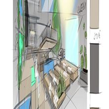 Concept Sketch for Architecture. Architecture, Sketching, Design, Digital Design, and Architectural Illustration project by Jose Santos - 07.02.2025