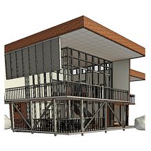 Casa Doom 3D Ein Projekt aus dem Bereich 3D, Architektur, Digitale Architektur, Innenarchitektur, 3-D-Modellierung und ArchVIZ von erick_daniel_c0108 - 02.07.2025