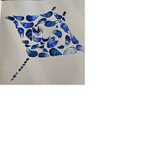 Blue Stingray Ein Projekt aus dem Bereich Aquarellmalerei von Crystal Waters - 02.07.2025