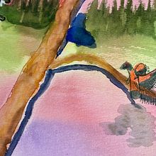 My Atmospheric Landscapes in Watercolor Project. Un projet de Beaux Arts, Peinture , et Aquarelle de Sherylee Bassett - 06.07.2025