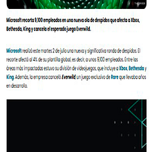 Xbox en Reestructura: Entre promesas y despidos. Un projet de Communication, Narration, Écriture de non-fiction, Stor, telling , et Écriture de marco_cueto29 - 06.07.2025