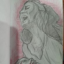 Practica bocetis. Un projet de Dessin, Dessin de portrait, Carnet de croquis, Esquisse  , et Beaux Arts de Laura Garcia Ortiz - 06.07.2025