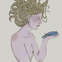 Pássaro . Artistic Drawing, Design, Digital Illustration, Drawing, Traditional illustration, and Pencil Drawing project by Ana Sousa - 07.07.2025