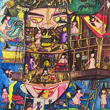 A Witch's Hut. Un projet de Dessin, Beaux Arts, Illustration traditionnelle, Peinture , et Aquarelle de catherinesidiropoulou - 08.07.2025
