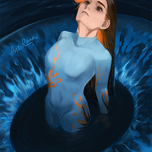 Eyes Devouring the Heart's Flame. Un projet de Illustration numérique, Dessin, Peinture, Stor, telling, Dessin numérique, Dessin de portrait, Dessin artistique, Dessin anatomique, Art conceptuel , et Manga de antiranpu - 08.07.2025