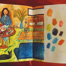 My dream place . Un projet de Esquisse , Créativité, Dessin, Illustration traditionnelle, Aquarelle, Peinture gouache , et Carnet de croquis de catherinesidiropoulou - 08.07.2025