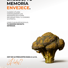 La pérdida de las funciones cognitivas a partir del uso indiscriminado de la IA.  Ein Projekt aus dem Bereich Design von cstefaninski - 09.07.2025