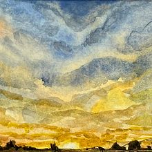 Paisaje. Un projet de Peinture , et Aquarelle de Mar - 10.07.2025