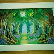 The Enchanted Forest Ein Projekt aus dem Bereich Bildende Künste, Gouachemalerei, Naturalistische Illustration, Malerei und Aquarellmalerei von Viorica Juncan - 10.07.2025