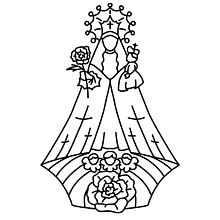 Virgen de Covadonga . Een project van  Tatoeageontwerp van Luis Cañizalez - 10.07.2025