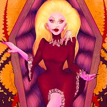 LADY GAGA ZOMBIEBOY . Een project van Digitale illustratie y Grafisch ontwerp van Jorge Enrique Zerna Franco - 10.07.2025