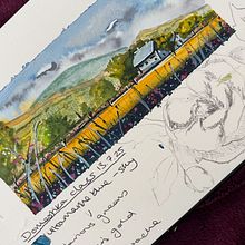 Final Project Ein Projekt aus dem Bereich Traditionelle Illustration, Architektonische Illustration, Aquarellmalerei und Sketchbook von Lucy Brewer - 13.07.2025