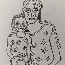 Projet : créer un portrait . Un projet de Aquarelle, Créativité, Dessin au cra, on , et Dessin de portrait de karinecarlier974 - 14.07.2025