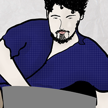 Sketching my husband . Un projet de Illustration numérique de Cristina-Denisa Malyar - 14.07.2025