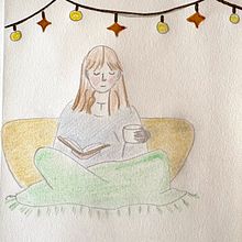 Peaceful me. Een project van  Schetsen,  Creativiteit,  Tekening, Traditionele illustratie, Aquarelschilderen, Schilderen met gouache y Sketchbook van Nicoletta Stizzoli - 14.07.2025