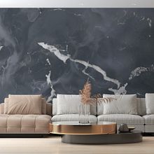 Dark Gray Terrazzo Natural Granite Marble Mural. Un projet de Design d'intérieur de Wallanza wallpaper - 15.07.2025