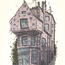 Architectural Sketching (Part 2). Un proyecto de Ilustración arquitectónica, Dibujo, Bellas Artes, Sketchbook, Bocetado e Ilustración tradicional de Zaur Romanov - 16.07.2025