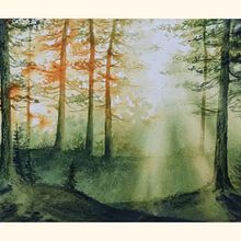 Paisajes de ensueño . Lukisan, Dan Lukisan Cat Air proyek oleh Ezequiel Ramírez - 07.16.2025