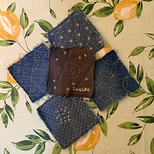Proyecto final Sashiko. Un proyecto de DIY, Bordado, Tejido, Diseño textil, Upc, cling, Bellas Artes y Diseño de María del Carmen Tomás Pérez - 17.07.2025