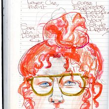 @SaraVanDongen portrait. Sketching, Drawing, Traditional illustration, and Sketchbook project by Ana Maria De Jesus - 07.17.2025