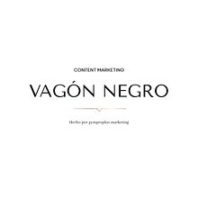 CM | Vagón Negro. Marketing, Digital Marketing, Content Marketing, Facebook Marketing, YouTube Marketing & Instagram Marketing project by Grupo Redes comunicación udm - 07.17.2025