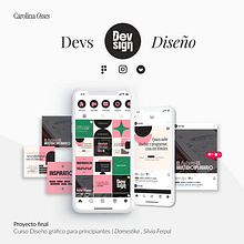 Devsing - Plataforma Informativa para Diseñadores y Desarrolladores digitales. Un proyecto de Br, ing e Identidad, Diseño, Diseño de logotipos, Diseño gráfico, Diseño tipográfico y Tipografía de Carolina Osses - 18.07.2025