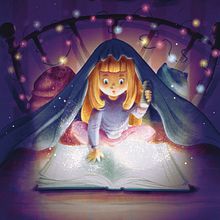 Il libro incantata . Projekt z dziedziny Ilustracja c, frowa i Ilustracje dla dzieci użytkownika Serena Mendrano - 18.07.2025