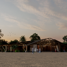 Escuela Infantil Uumbal. Un proyecto de Arquitectura, Diseño, Diseño de interiores, Modelado 3D, Fotografía digital y Diseño 3D de Justin Chaparro - 20.07.2025