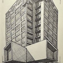 Proyecto Final de Curso. Un projet de Illustration architecturale, Architecture, Dessin , et Esquisse  de Saúl Díaz Godínez - 21.07.2025