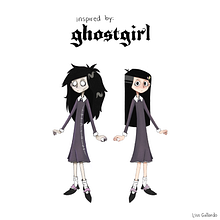 Diseño de personajes de "Ghostgirl". Digital Illustration, Drawing, Digital Drawing, Concept Art, and Character Design project by Liss Gallardo - 07.22.2025