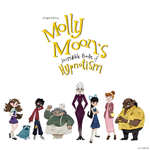 Diseño de personajes de "Molly Moon". Un proyecto de Ilustración infantil, Concept Art, Diseño de personajes, Ilustración digital, Ilustración editorial y Dibujo de Liss Gallardo - 22.07.2025
