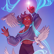 Higher. Digital Illustration, Character Design, Digital Drawing, Sketching, Drawing, and Digital Painting project by joifish - 07.23.2025