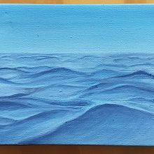 Olas edihumo. Oil Painting, and Painting project by Edison Hurtado Morales - 07.23.2025