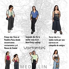 Un viajecito a Medellin . Design, and Fashion Design project by Isabella - 07.24.2025