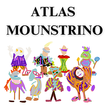 Atlas Mounstrino. Een project van Digitale illustratie, Ontwerp van personages y Kinderillustratie van Arcadio Javier Cerda Inostroxs - 25.07.2025