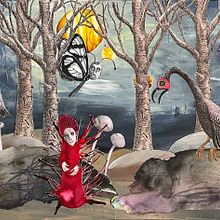 GRUSELETT / SCARIBOO. Un proyecto de Collage e Ilustración tradicional de Anke Weber - 25.07.2025