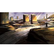 New Land. Un proyecto de Ilustración digital, Narrativa, Pintura digital, Concept Art y Diseño de iluminación de Betsabe Torres - 25.07.2025
