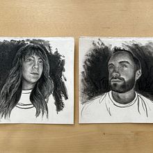 Charcoal Portraits . Desen, Caiet de schițe și Schițe de Steph - 07.26.2025