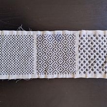 Mi proyecto de bordado sashiko. Un proyecto de Artesanía, Bordado, Mindfulness, Meditación, Upc y cling de Soledad Buey Mayoral - 28.07.2025
