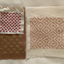 Ricamo Sashiko. Een project van Craft, Borduurwerk, Mindfulness, Meditatie, Upc y cling van Nataliya S - 28.07.2025