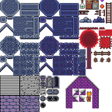 Weird Cave Tileset. 2D Animation, 3D Animation, Game Development, Game Design, Pixel Art, and Video Games project by enzomaurelli98 - 07.30.2025