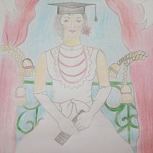 Retrato de uma mulher realizada . Een project van Tekening met potlood van Bruna Sampaio - 30.07.2025